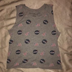 Nasa mid drift tank top